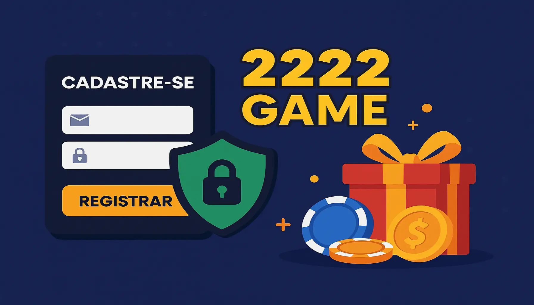 Não Perca tempo, o rRgistro na site 2222GAME
